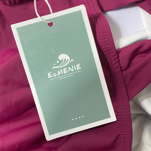 Women’s One Piece Swimsuit Bathing Suit Tummy Control V-neck Slimming Swimwear - Picture 3 of 6